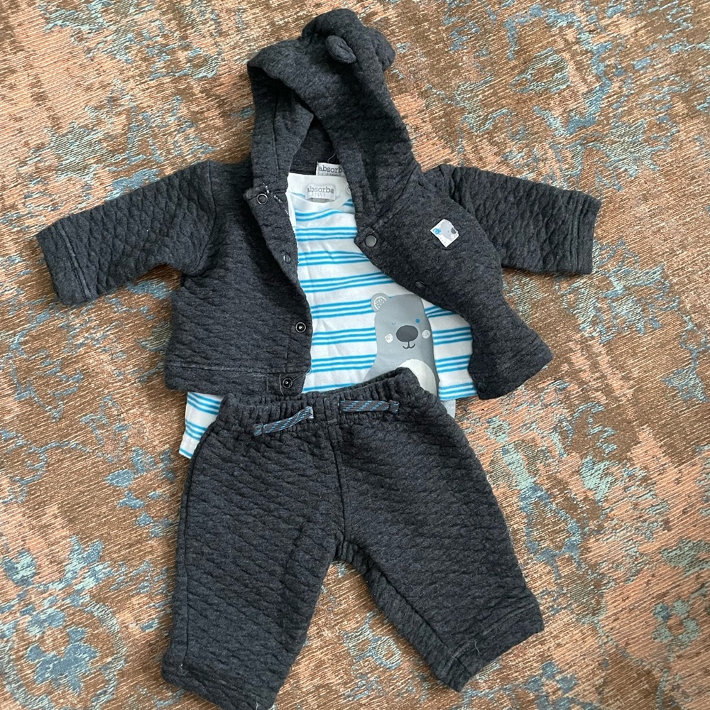 Absorba Paris 3-6 month outfit